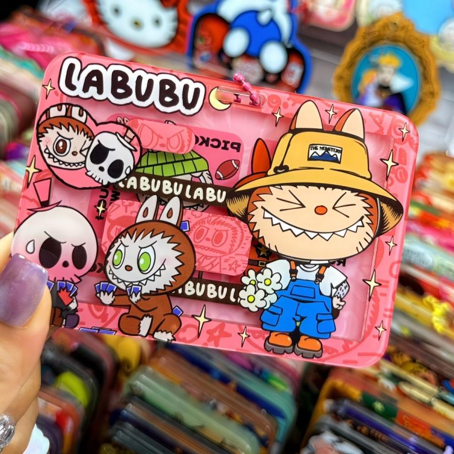 ラブブ 定期入れ ストラップ パスケース クラフト ICカードケース