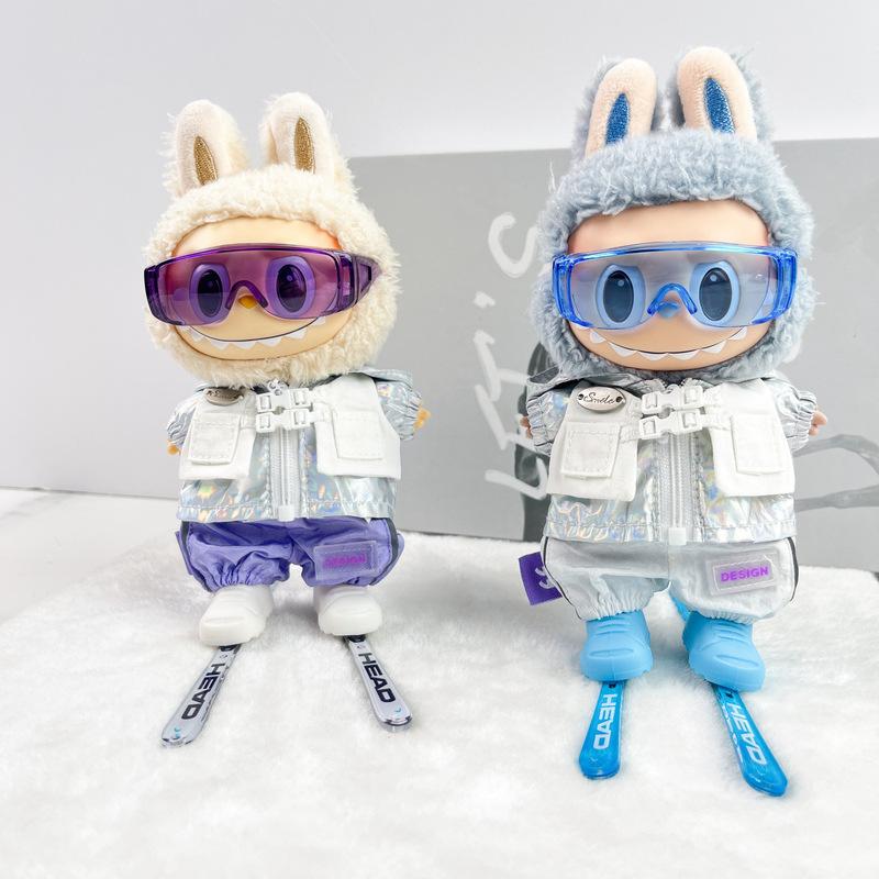 ラブブ用コスチューム LABUBU ラブブ アクセサリー 服 洋服 4点セット着せ替え 冬