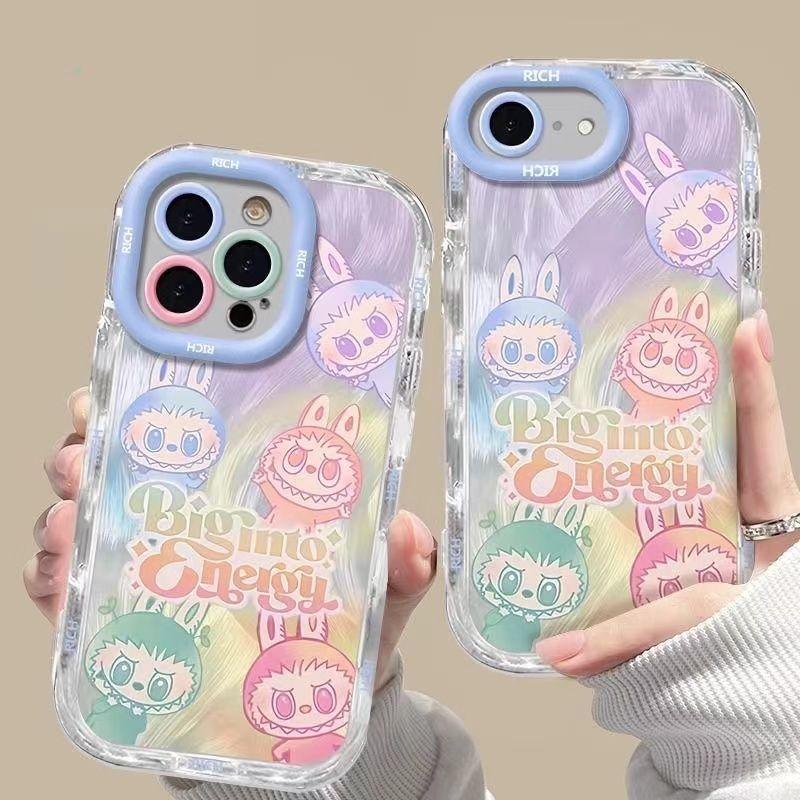 ラブブ スマホケース カバー ケース おしゃれ 携帯 ストラップ