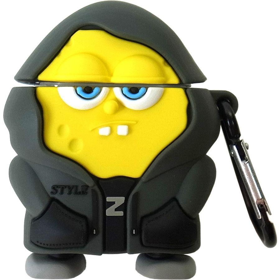 AirPodsPro2 Lightning本体 スポンジボブ ケース スポンジボブ AirPods Pro ケース カラビナ付き ストリート 第3