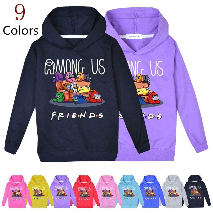 2022 新品 秋冬 パーカー フード付き 男女兼用 子供 こども Among Us