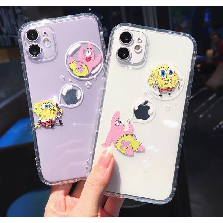 スポンジボブ スワロフスキー ケース アメキャラ スマホデコケース ｜ スポンジボブ マリファナ