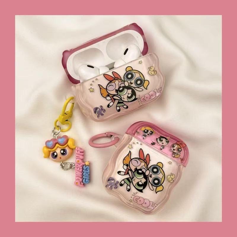パワーパフガールズ イヤホンケース airpods pro パワパフ ブロッサム