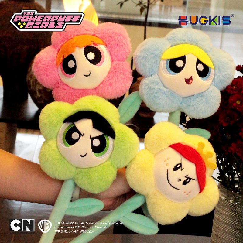 パワーパフガールズ ぬいぐるみ マスコット パワパフ ブーケ 花