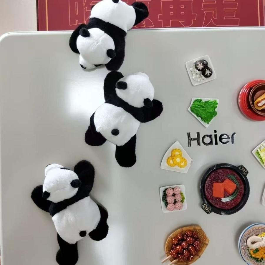 パンダ マグネット ぬいぐるみ 冷蔵庫 磁石 可愛い インテリア : lis