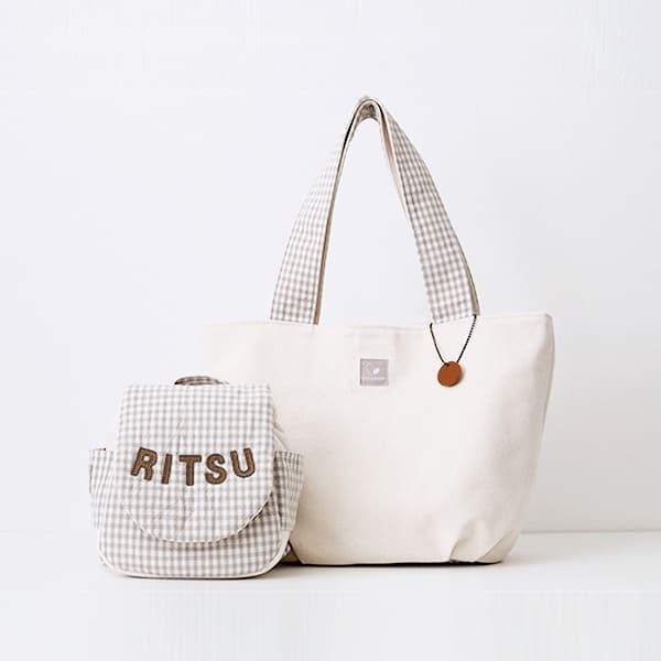 名入れベビーリュック ママトートセット ギンガムチェック 出産祝いギフト 内祝い マザーズ バッグ 男の子 女の子 1歳 トートバッグ セット リシュマム 出産祝い名入れギフトのリシュマム 通販 Yahoo ショッピング