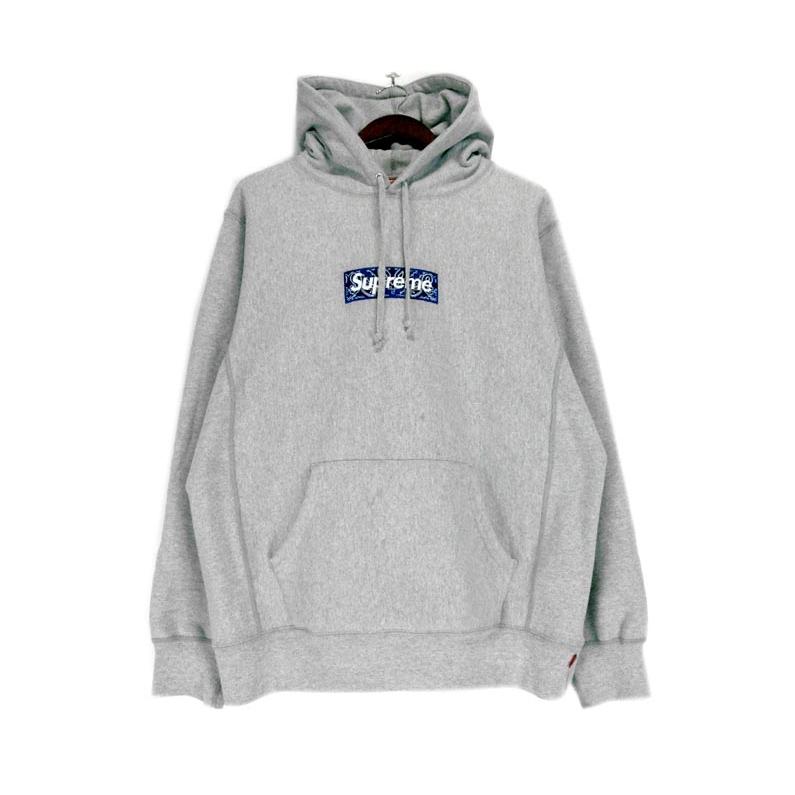 シュプリーム バンダナボックスロゴ フーディ パーカー | filmekimi