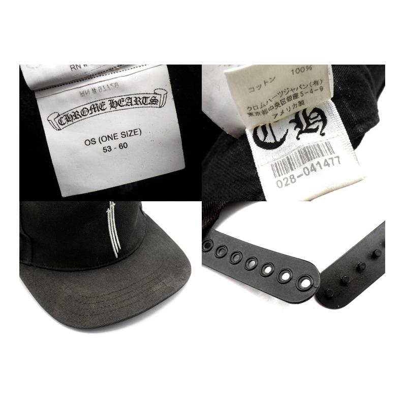 クロムハーツ CHROME HEARTS 【 TRUCKER CAP 】 3 RS クロス 刺繍