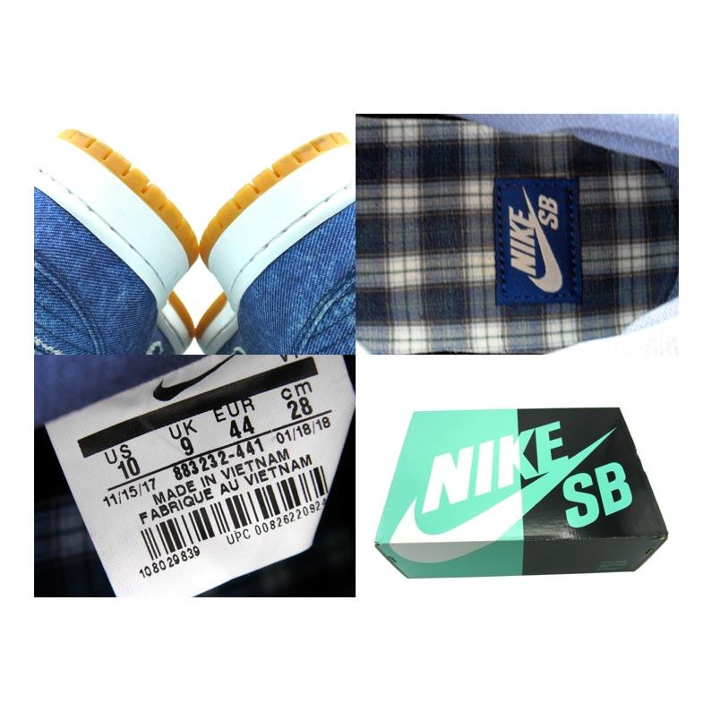 ナイキ NIKE □ 【 SB DUNK LOW Rival Pack Denim 883232 441