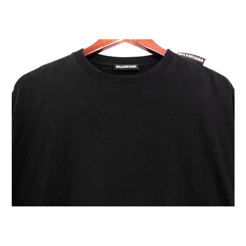 BALENCIAGA バレンシアガ　ショルダータグTシャツ バレンシアガ BALENCIAGA 【 578139 TEV18 】 ショルダー タグ 半袖 T