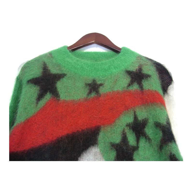 セントマイケル　デニムティアーズ　ニット SAINT Mxxxxxx 2024-25AW DENIM TEARS コラボレーションカーディガン