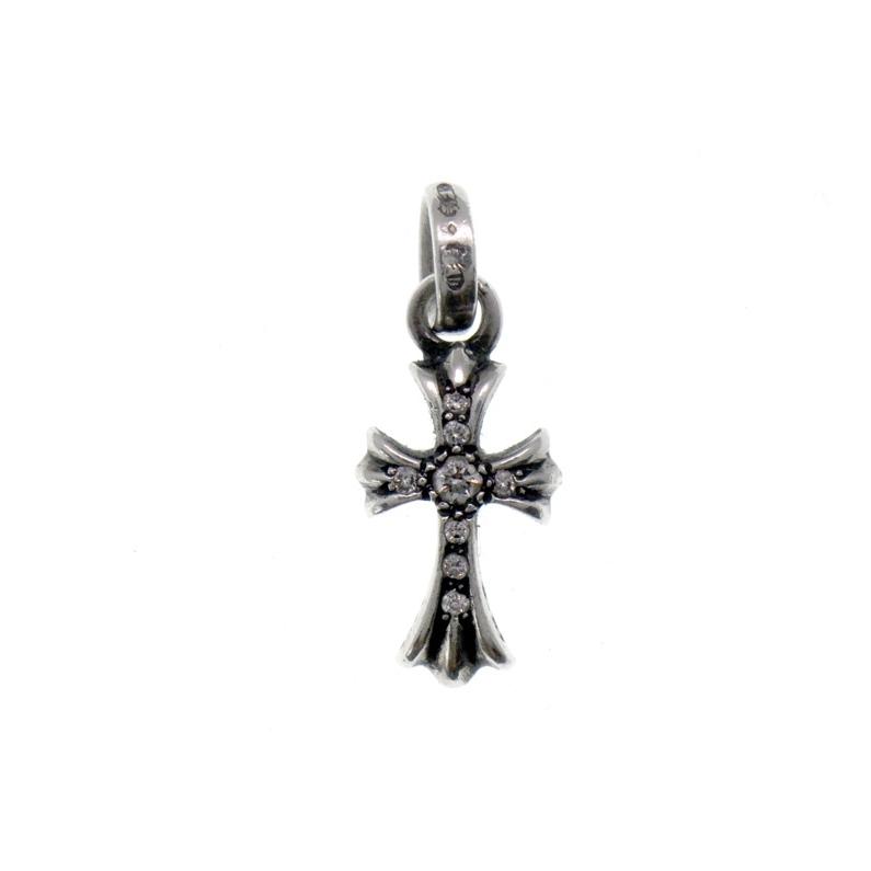 クロムハーツ CHROME HEARTS 【 CRS BBYFAT P/DIA 】 ベイビーファット パヴェ アフター ダイヤ チャーム シルバー ネックレス トップ n11089_1