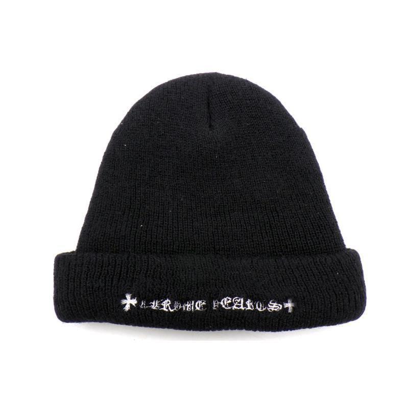 【クロムハーツ】 ニット帽 ビーニー クロムハーツ CHROME HEARTS 【 WOOL WATCH CAP 】 CH プラス 刺繍