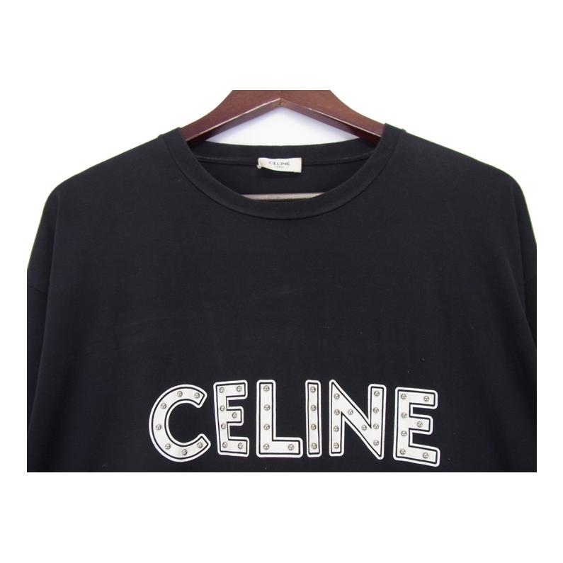 セリーヌ CELINE 21SS 【 2X687501F 】 スタッズ ロゴ 半袖 T
