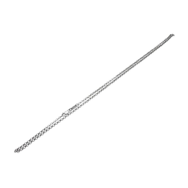 クロムハーツ CHROME HEARTS 【 NECKCHAIN R18 】 ロール チェーン シルバー ネックレス 49506