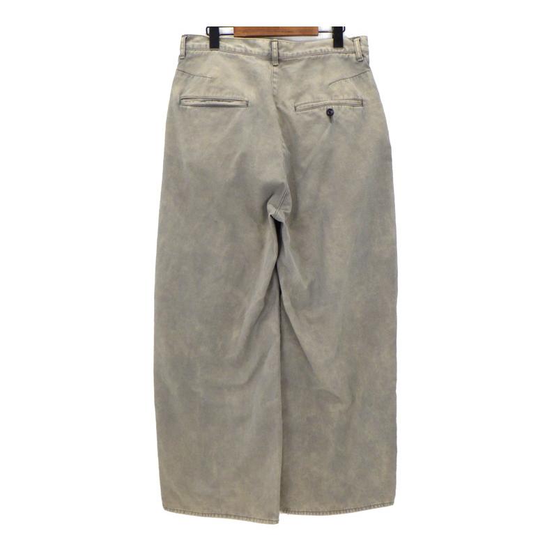 アンセルム ANCELLM 26SS 【 CHINO WIDE SLACKS ANC-PT111 】 汚れ加工 ワイド チノ スラックス パンツ　49313_1