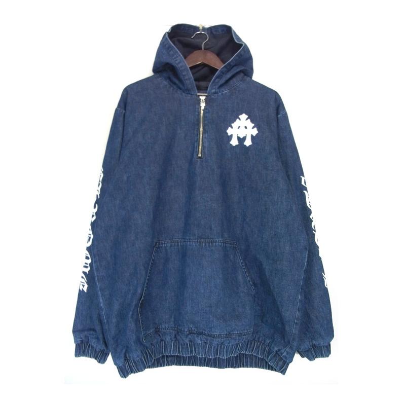 クロムハーツ CHROME HEARTS クロス パッチ ハーフ ジップ クロムハーツ CHROME HEARTS クロス パッチ ハーフ ジップ