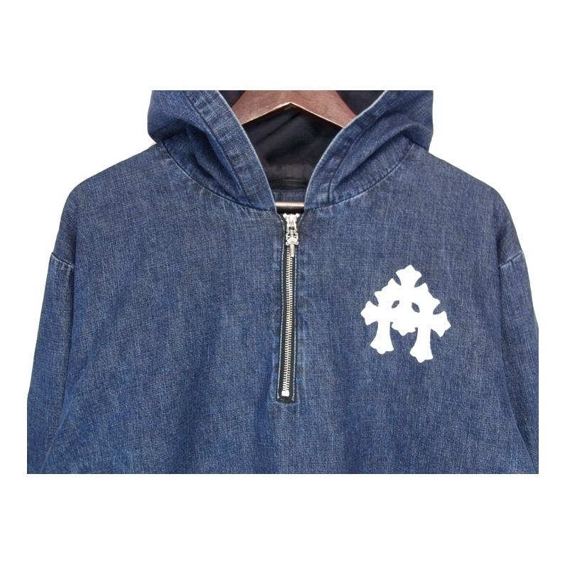クロムハーツ CHROME HEARTS クロス パッチ ハーフ ジップ クロムハーツ CHROME HEARTS クロス パッチ ハーフ ジップ