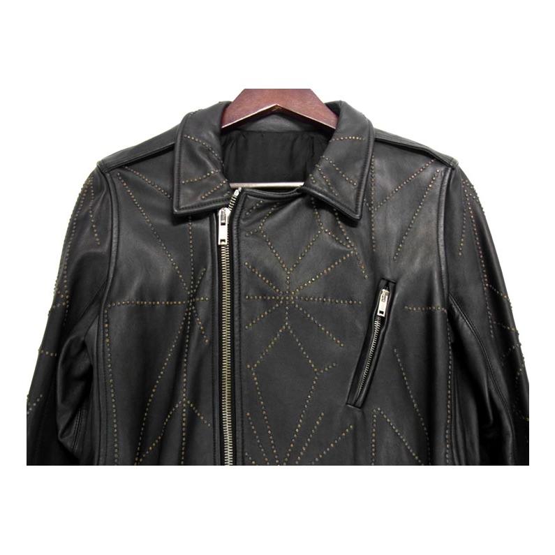 Rick Owens リックオウエンス □ 【 STOOGES BIKER RU8764 Rick Owens リックオウエンス □ 【 STOOGES BIKER RU8764
