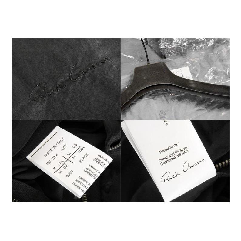 Rick Owens リックオウエンス □ 【 STOOGES BIKER RU8764 Rick Owens リックオウエンス □ 【 STOOGES BIKER RU8764