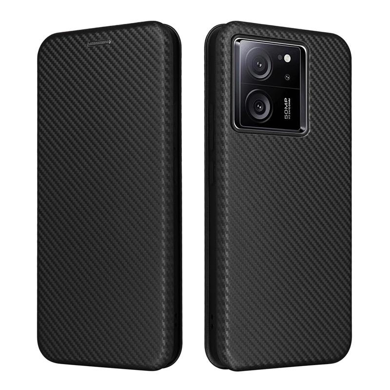 Xiaomi（シャオミ） Xiaomi 13T 手帳型 ケース カーボンファイバー素材