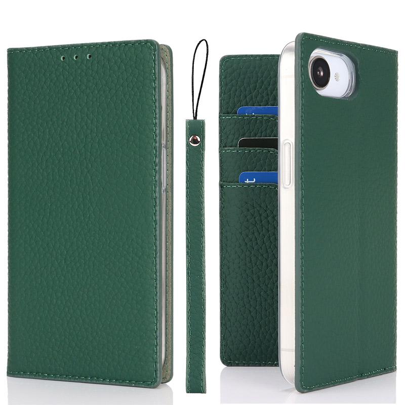 本革 iPhone 16e ケース 手帳型 財布型 ベルト無し スタンド機能 カード収納 イヤホンクリップ ストラップ付き 爆買 | iPhone 16 | 18