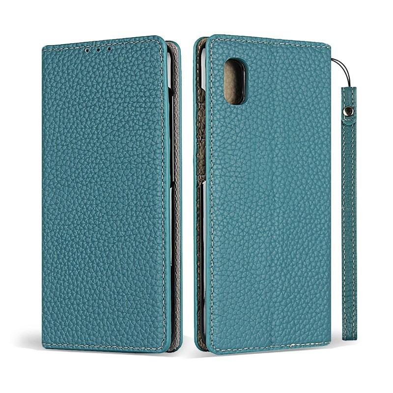Galaxy A20 ケース 手帳型 本革 ストラップ スタンド機能 カード Galaxy A20 ケース 手帳型 本革 ストラップ スタンド機能 カード