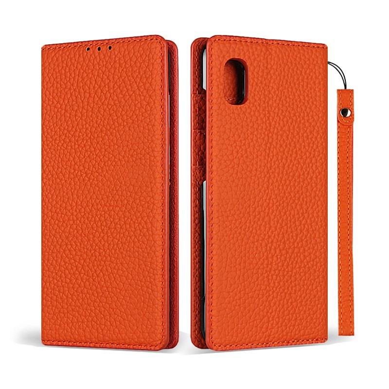 Galaxy A20 ケース 手帳型 本革 ストラップ スタンド機能 カード Galaxy A20 ケース 手帳型 本革 ストラップ スタンド機能 カード