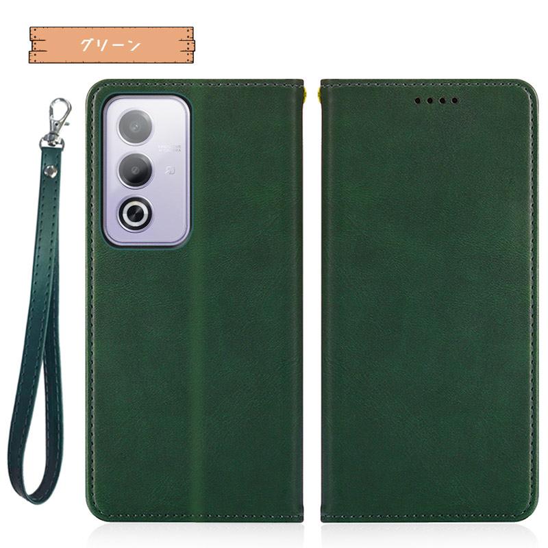 美品 oppo A3 5G 手帳ケース付き 箱なし 楽天モバイル アンドロイド OPPO A A3 5G ケース 手帳型 財布型 耐衝撃 ベルト無し マグネット内蔵