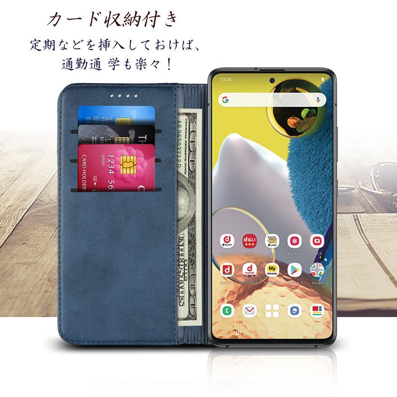 Galaxy A51 5G ケース 手帳型 スマホケース ベルト無し カード Galaxy A51 5G ケース 手帳型 スマホケース ベルト無し カード