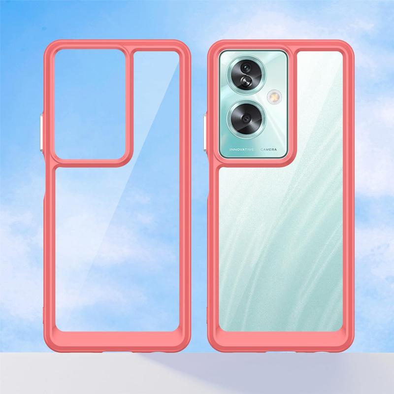 OPPO A A79 5G ケース バンパーケース PC背面 TPUバンパー 着脱簡単 耐