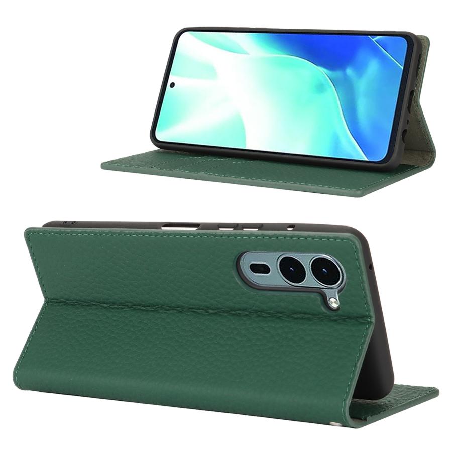 本革 arrows Alpha F-51F ケース 手帳型 財布型 耐衝撃 ベルト無し スタンド機能 カード収納 イヤホンクリップ ストラップ付き | arrows | 20