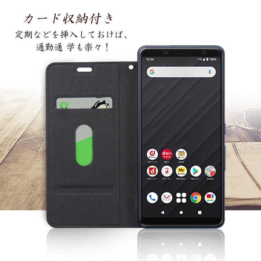 arrows Be4 F-41A ケース 手帳型 arrows Be4 スマホケース ストラップ付き 薄型 カード収納｜lit｜06