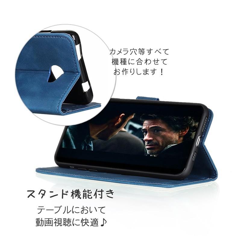 かんたんスマホ2＋ ケース A201KC  かんたんスマホ2 A001KC ケース BASIO4 ケース  KYV47 ケース カード収納 スタンド機能 スエード風｜lit｜05