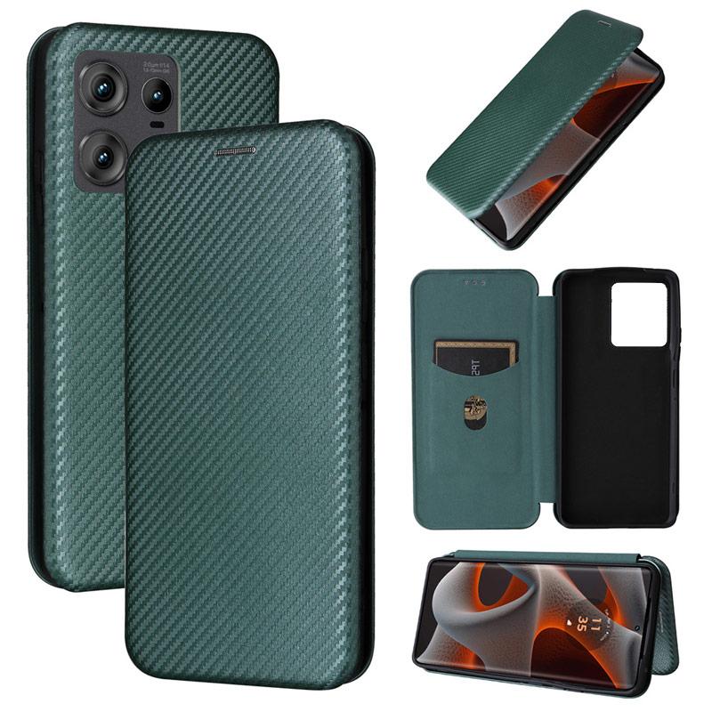 motorola edge 50s pro ケース 手帳型 炭素繊維素材 ベルト無し motorola edge 50s pro ケース 手帳型 炭素繊維素材 ベルト無し