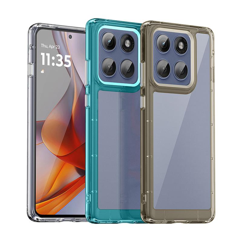 motorola edge 60s pro ケース TPU+PC素材 PC背面 耐衝撃 TPUバンパー