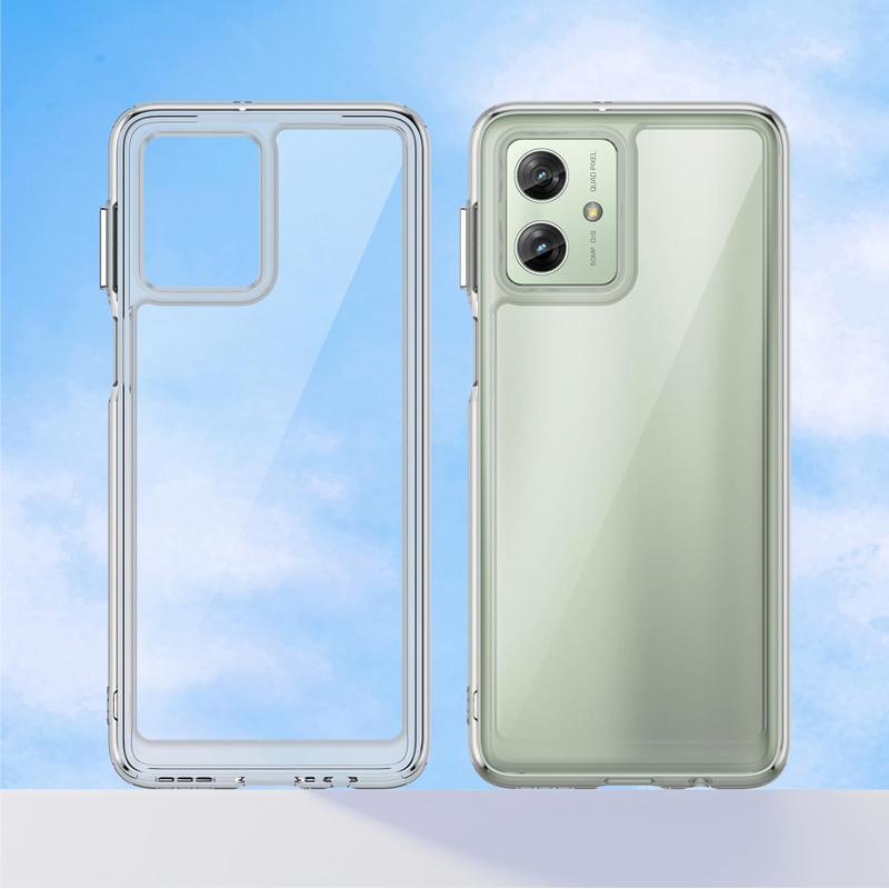moto g6 g64 5G / g64y ケース TPU+PC素材 PC背面 耐衝撃 TPUバンパー