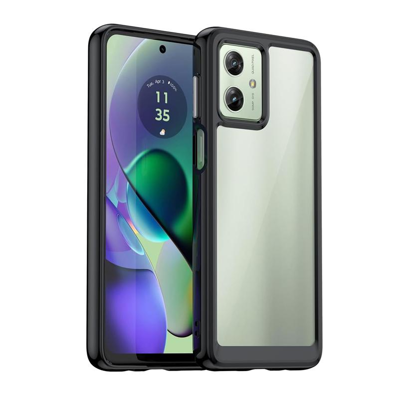 moto g6 g64 5G / g64y ケース TPU+PC素材 PC背面 耐衝撃 TPUバンパー