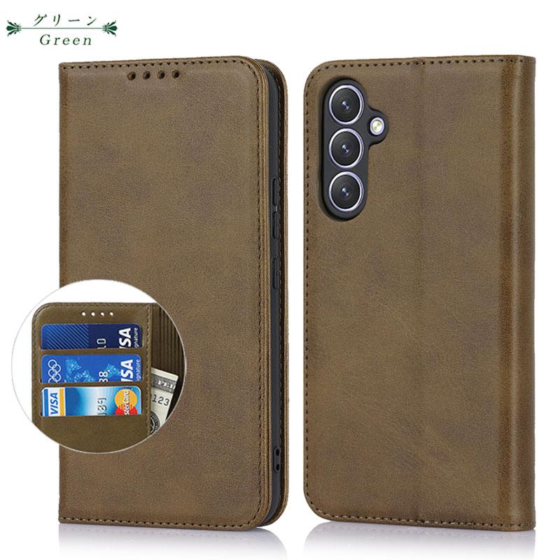 Galaxy A A54 5G ケース 手帳型 カバー 耐衝撃 ベルトなし カード収納