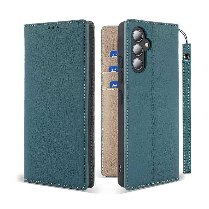 Galaxy A 本革 A54 5G ケース 手帳型 カバー ベルトレス カード