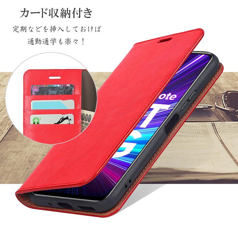 Xiaomi Redmi Note 10T / Xiaomi Redmi Note 10 JE ケース 手帳型 牛床革 高級感も耐久性も高い｜lit｜05