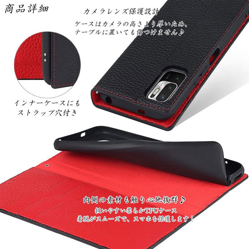 Redmi 本革 Xiaomi Note 10T / 10 JE ケース 手帳型 ストラップ Redmi 本革 Xiaomi Note 10T / 10 JE ケース 手帳型 ストラップ