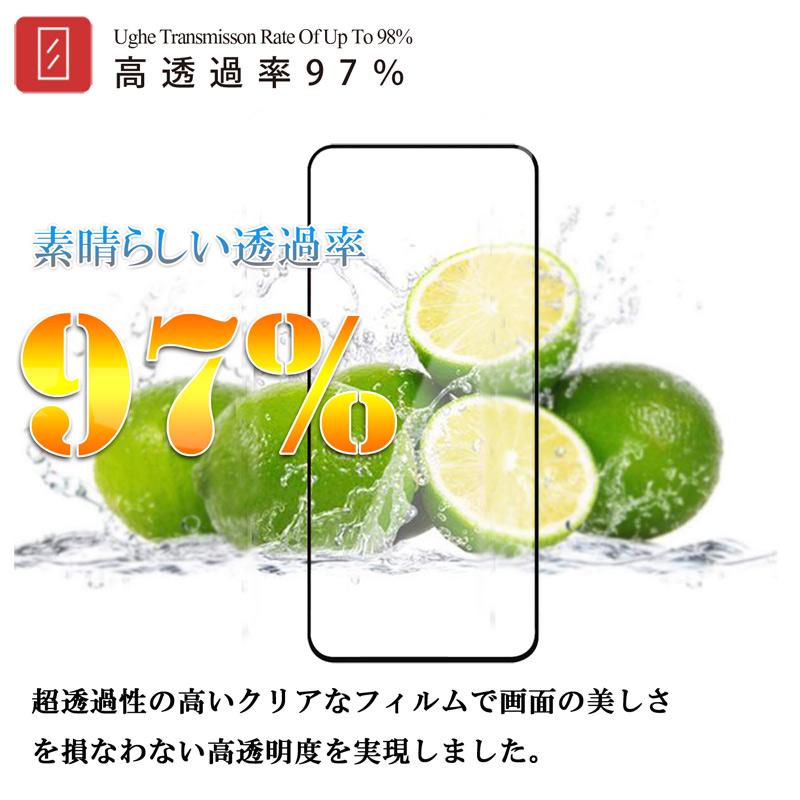 nubia 2枚セット 全面保護 nubia S 5G ガラスフィルム 黒フレーム 強化