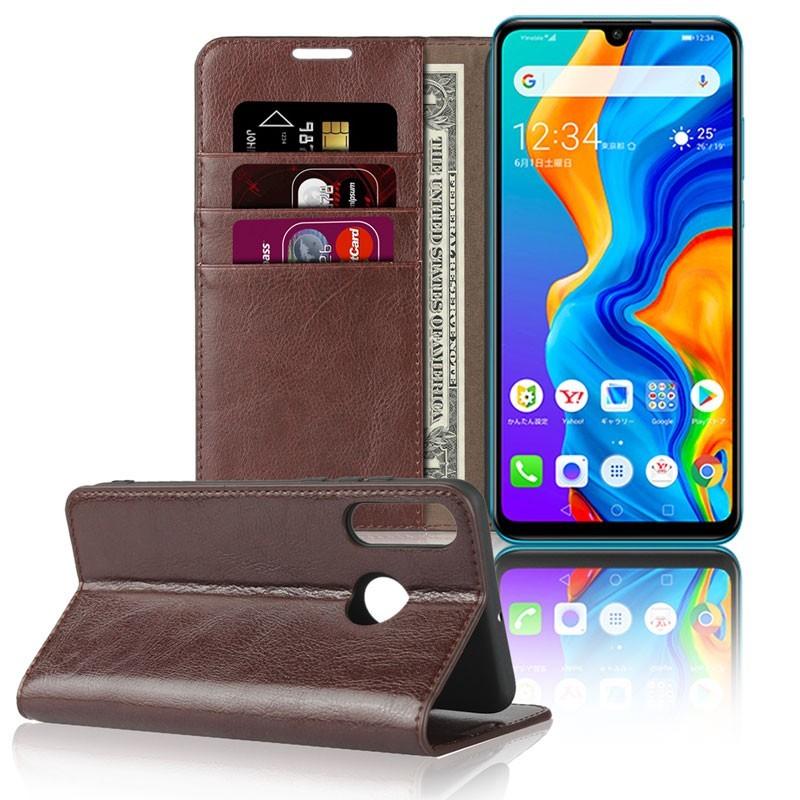 HUAWEI P30 lite Premium HWV33/HUAWEI ケース 手帳型 牛床革 高級感も 