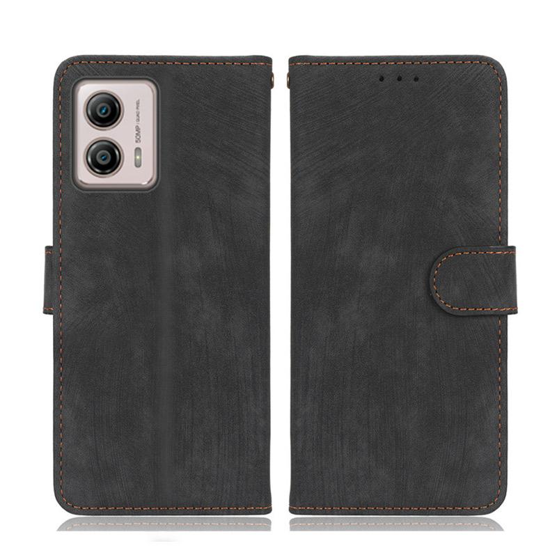 moto g53y 5G インクブラック ケース2つ付き moto g g53y 5G ケース 手帳型 スマホケース ストラップ穴付き カード