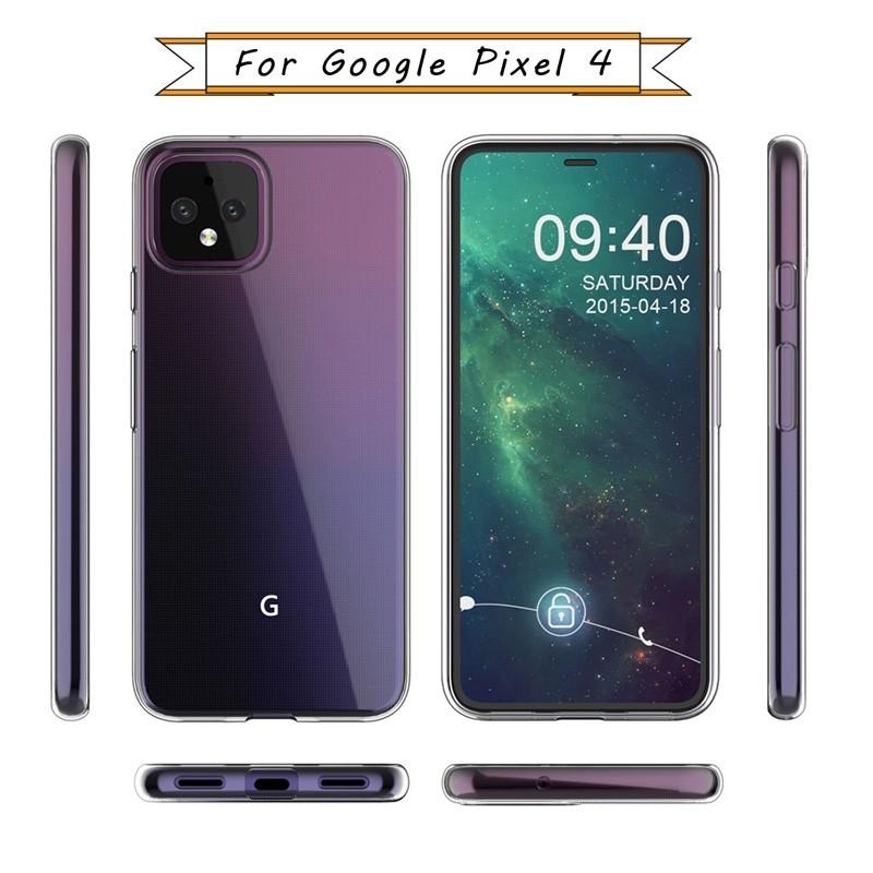 Google Pixel 液晶保護フィルム付 4 ケース 背面カバー クリア カバー 