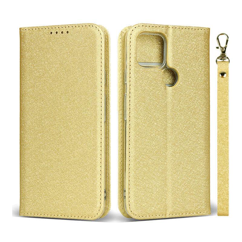 Google Pixel 5 5a 5G ケース 4a 手帳型 ラメ風 キラキラ ストラップ