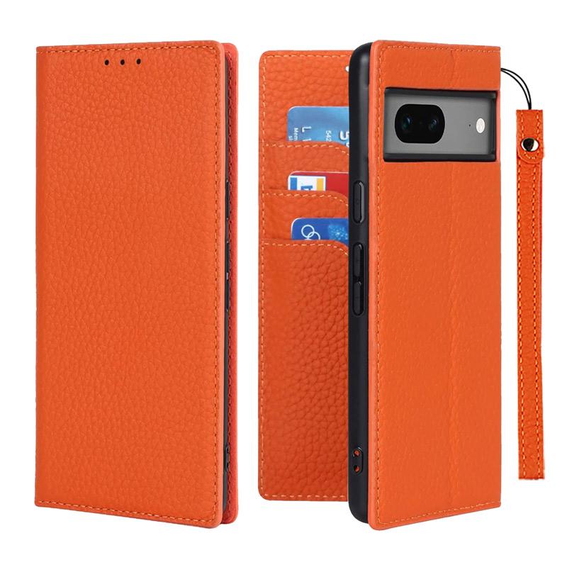 Google Pixel 本革 7a ケース 手帳型 スマホケース ストラップ付き