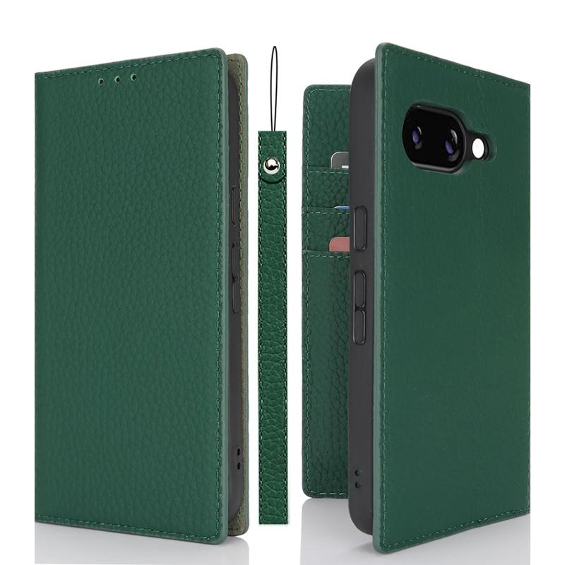 Google Pixel 9 本革 9a ケース 手帳型 財布型 ベルト無し スタンド