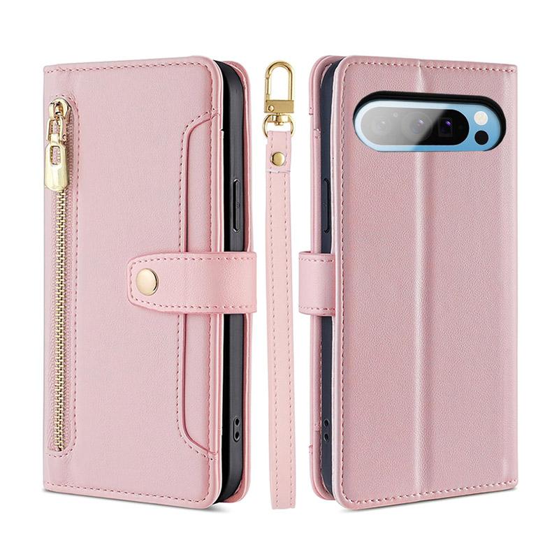 Google Pixel 9 Pro XL ケース 手帳型 共用 【 ストラップ 長+短 2本